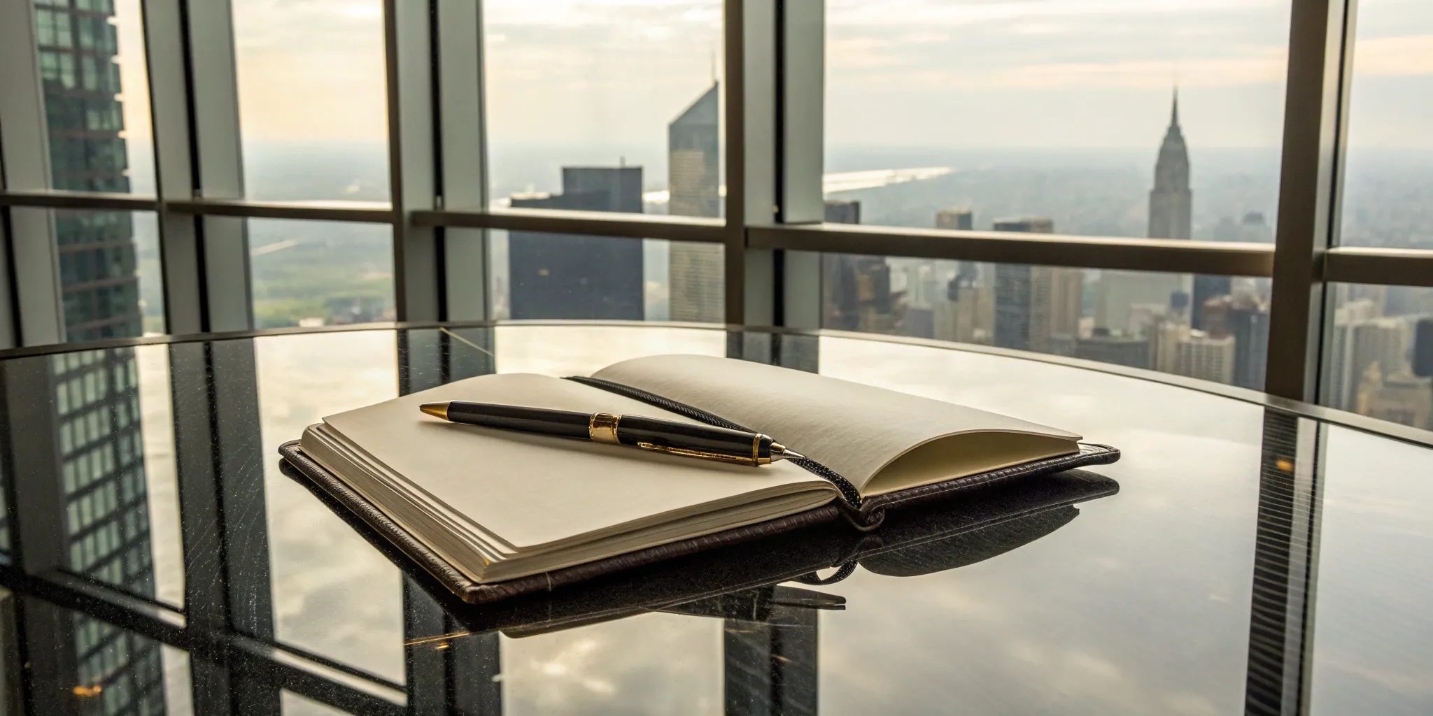 A modern office where top public relations companies develop strategies for clients.